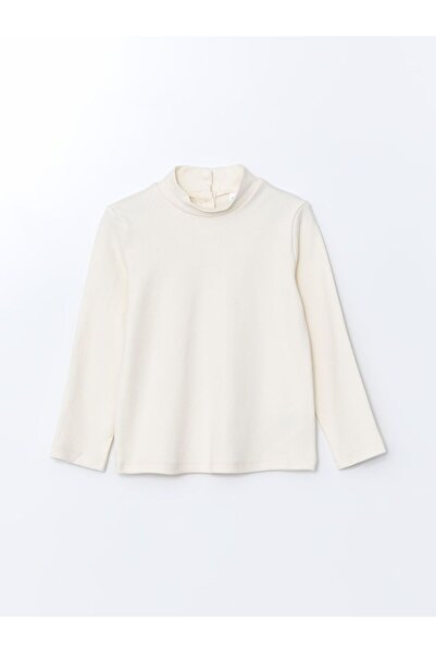 LC Waikiki Lcw Kids Half Turtleneck Girl's T-Shirt