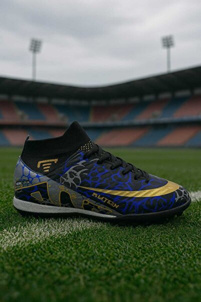 IN-STEP حذاء خفيف الوزن من Astroturf Field مع جوارب بنمط ملون ونعل غير قابل ل...