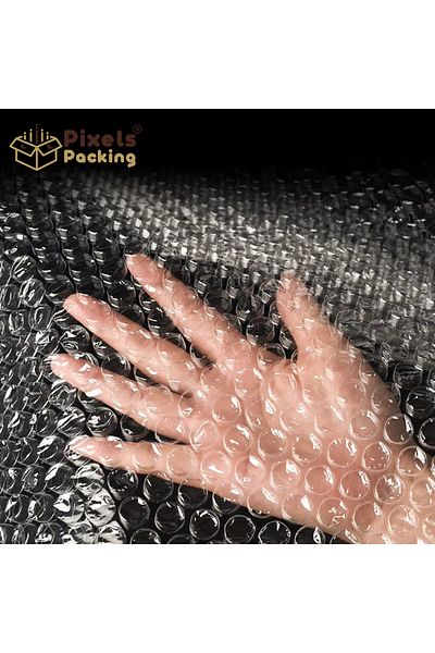 PixelsPacking PixelsPacking Clear Bubble Wrap 25cm x 10m, Multi-use for Packaging and Shipping