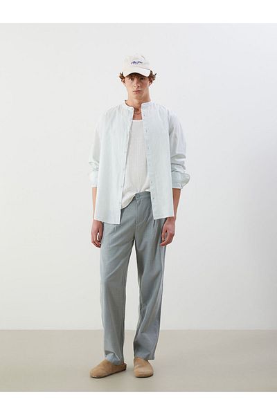 LC Waikiki Ανδρικό παντελόνι New Season Comfortable Fit Linen Look - S5IP62Z8