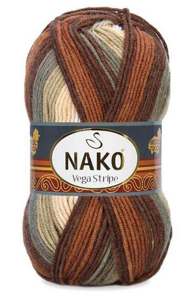 NAKO Πλεκτό νήμα Vega Stripe 82425