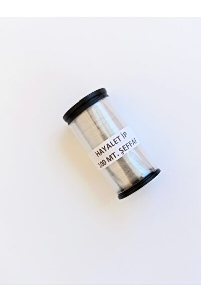 Eskişehir hobi sanat 6 Pieces 100 Meters Ghost Thread Transparent (Total 600 Meters) Sewing Fishing Line Thread