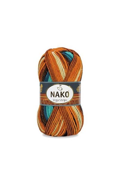 NAKO Πλεκτό νήμα Vega Stripe 83601