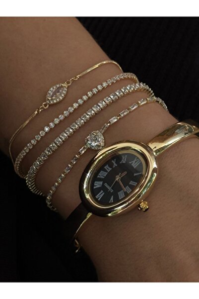 Juaste Old Glold Star Wristwatch