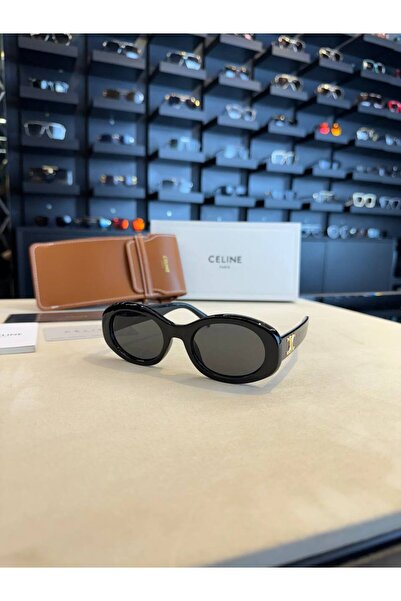 Bubbleatelier نظارة شمسية بتفاصيل ذهبية سوداء