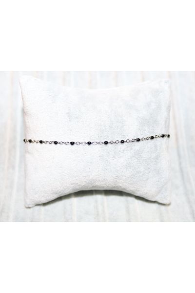 AGB Custom Hand Made Design Stainless Steel Gold Color Chain Anklet (18,5+5 cm)