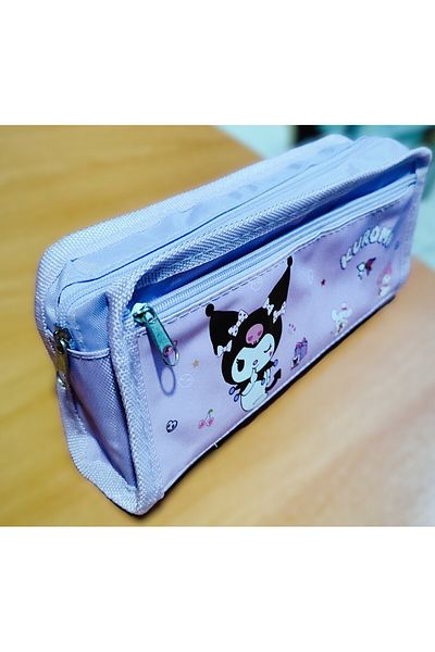 ada çanta kırtasiye Pencil Case/Bag with Figure Kuromi 2 Compartments Ad76302