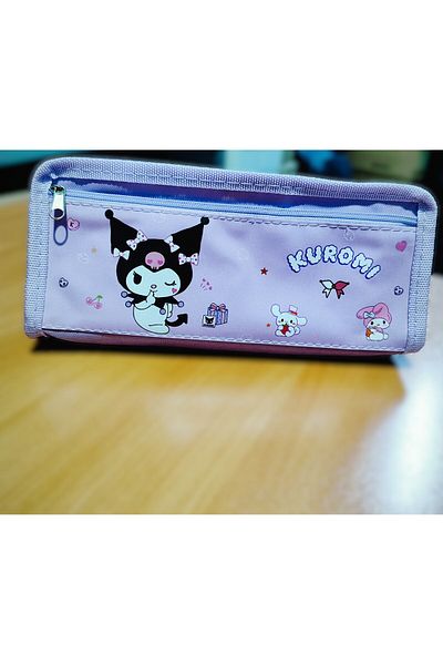 ada çanta kırtasiye Pencil Case/Bag with Figure Kuromi 2 Compartments Ad76302