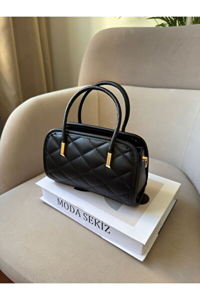 Moda Sekiz حقيبة يد وكتف نسائية ذاتية التصميم بحزام متقاطع