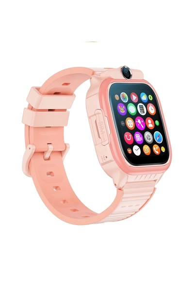 HALL BREATHE Pembe Sim Kartlı Çocuk Akıllı Saati, Güvenli ve Eğlenceli İletiş...