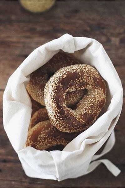cherila 100% Natural Cotton Linen Bread Bag – Storage Bag with Breathable Fabric |   Natural and Zero Waste