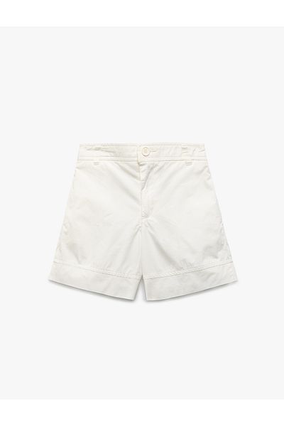 Koton New Season Cotton Pocket Detailed Buttoned Basic Shorts