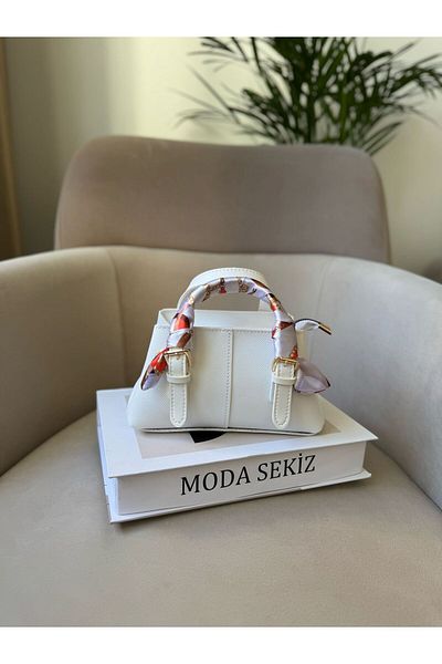 Moda Sekiz Women's Mini Crossbody Hand and Shoulder Bag with Shawl Accessory