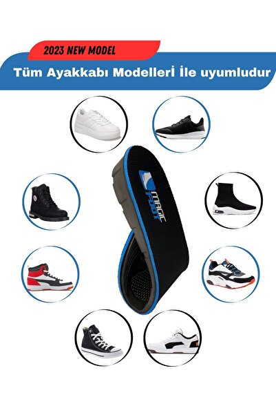 Genel Markalar Gizli Boy Uzatıcı Tabanlık +3 cm, Tüm Ayakkabılara Uyumlu, Kon...