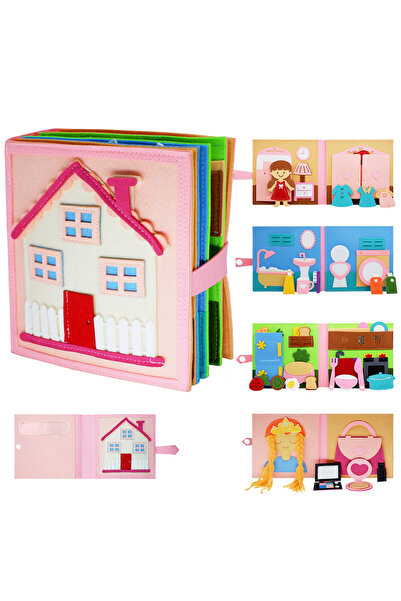 Choice1 كتاب مونتيسوري للأطفال الصغار، كتاب مشغول، كتاب هادئ، لعبة تظاهرية، ك...