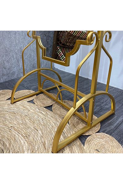 Gharaib Al Tuhaf Classic mirrors with a golden metal frame, size 160*50 cm