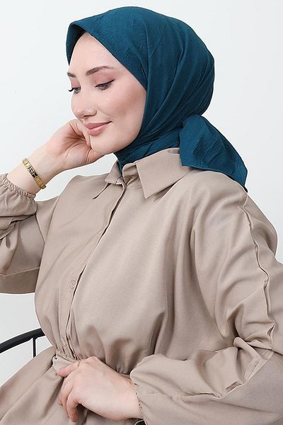GİYZAMİLA Bamboo Scarf Petrol
