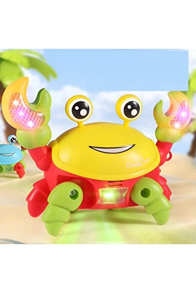 rexa لعبة السلطعون الزاحف للأطفال مع موسيقى وإضاءة