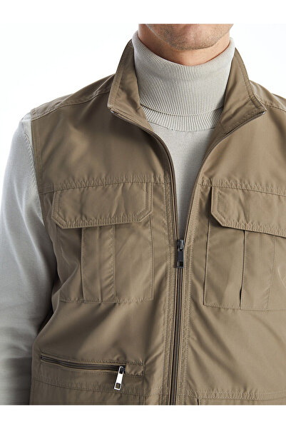 LC Waikiki Lcwaikiki Classic Standart Kalıp Dik Yaka Erkek Avcı Yeleği