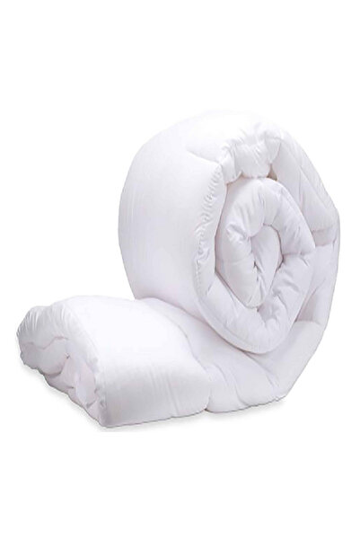 micasa لحاف داخلي فاخر من الألياف الدقيقة ناعم ومريح، مقاس 160 × 220 سم، أبيض