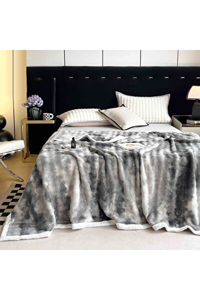 CHIRASO Cocolino CHIRASO Blanket, Gradient Pattern, 200x230cm, Soft and Warm, gray