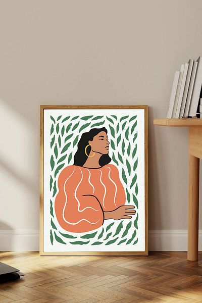 Dekorsiahome One Piece Wooden Framed Painting Tk0667
