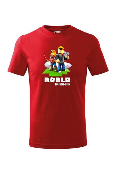 Funny Gift Roblox Roblo Builders Kids Short Sleeve T-Shirt