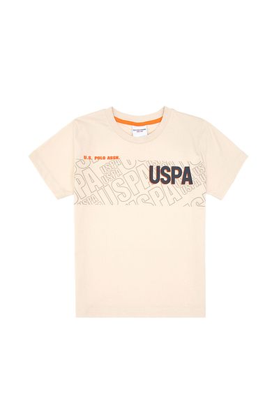 U.S. Polo Assn. Boy's Beige Pajama Set 50310809-Vr011