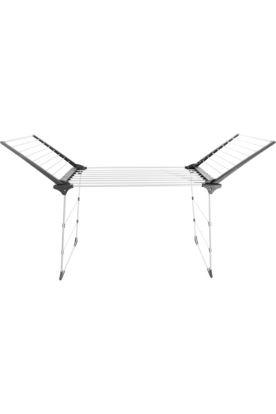 Generic Al Saif Gallery Steel Clothes Drying Rack, 132.5 X 51 X 62 Cm - Grey