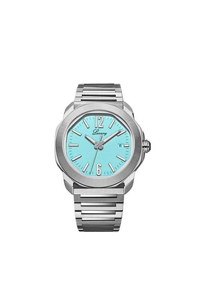 Luxure Men's Steel Watch in Silver Color