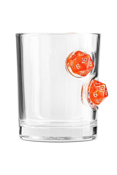 Gadget Master Glass with Dice