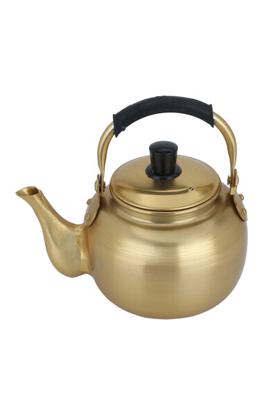 Generic Alsaif Gallery Al Saif Gallery Aluminum Teapot, 1 Liter - Gold