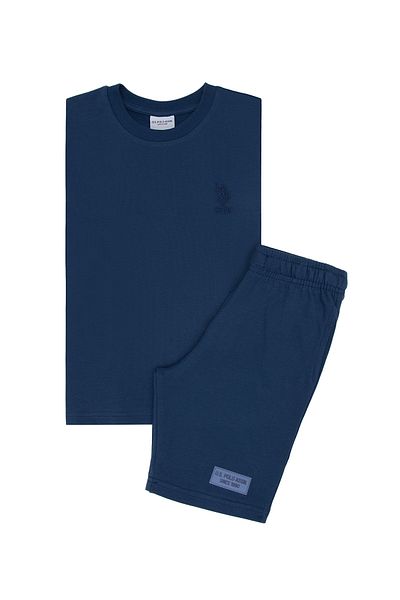 U.S. Polo Assn. Boy's Indigo Pajama Set 50310802-Vr028