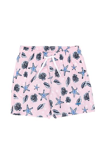 U.S. Polo Assn. Boy's Light Pink Swim Shorts 50309641-Vr078