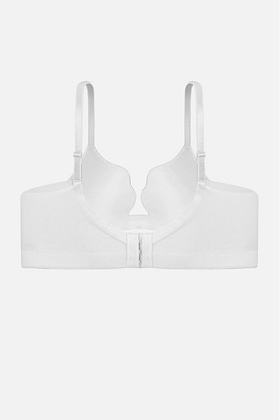 Wonna Oyster Lace Wonna Printed Bra-No Support No Padding Underwire-2822-Ecru