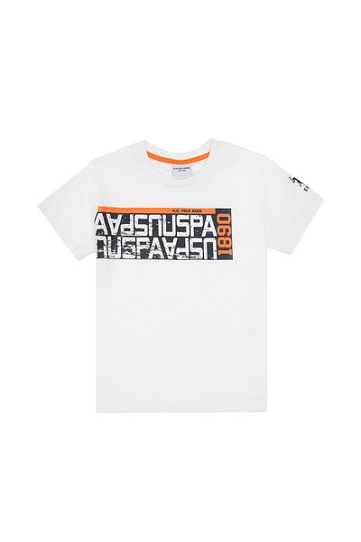 U.S. Polo Assn. Boy's White Pajama Set 50310810-Vr013
