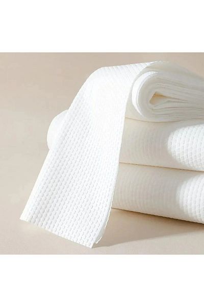 ONC White Manicure Towel Disposable 100 Pieces 30X40 cm Size Honeycomb Texture