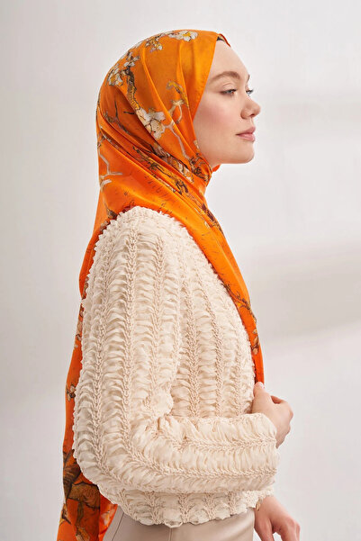 Butik ŞAL IMPORTAT CU MOTIV DE FLORE DE MĂRĂ VUAL