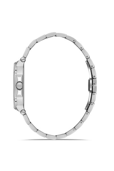 RMS Zeitmeister Rms.1.Ag1614.06 Crystal Glass Steel Cord Steel Case 5 Atm Water Resistant Metallic Ren