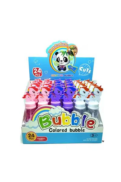 Generic Unicorn Bubble Wands – 24 Colorful Sticks for Kids’ Parties, Outdoor Play, Birthdays & Summer Fun