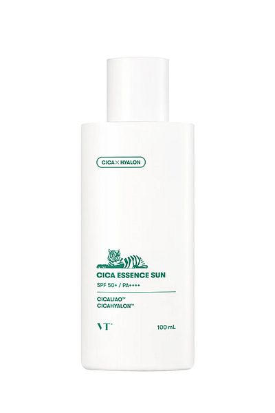 VT COSMETICS Vt Cica Essence Sun Spf50+ / Pa++++ / Cica Sun Cream for Sensitive Skin 100ml