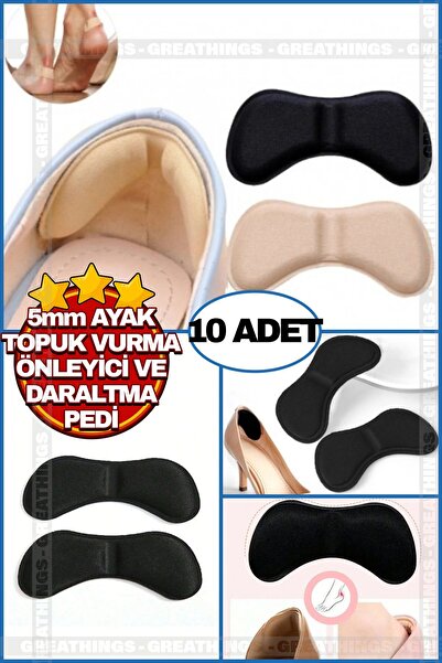 Genel Markalar 10 adet (5 çift ) Ayakkabı Topuk Vurma Önleyici Ve Daraltma Pe...