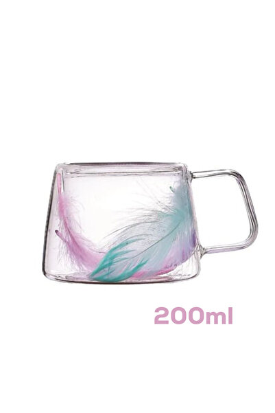 Perotti 16797 Double Feather Double Wall Mug 2 Pieces 200 ml