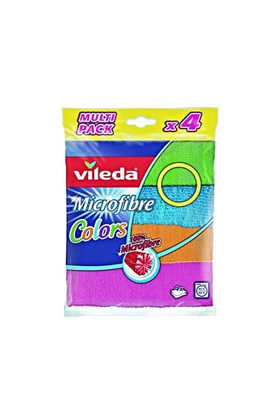 Vileda Surface cleaning towels, Vileda, Microfibre Colors 19257, 30x30cm, universal, 4 colors