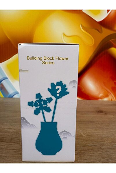 scntoys Dekoratif Çiçek Yapım Seti Legosu - Koleksiyonluk Yapboz Blok Çiçek Yapım Set Tek Süpriz Çiçek