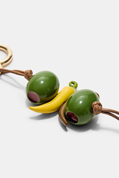 Stradivarius Gilda charm keyring