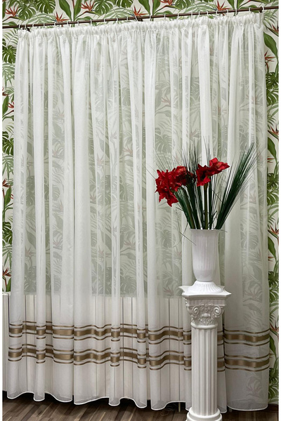 Liz Line Curtain with drapery, various sizes and colors, from the "Crystalline" collection by Liz Line