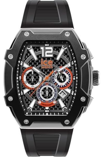Ice Watch Ice-Watch - ICE Boliday Steel - Black Men's Watch with Silicone Strap (Large)