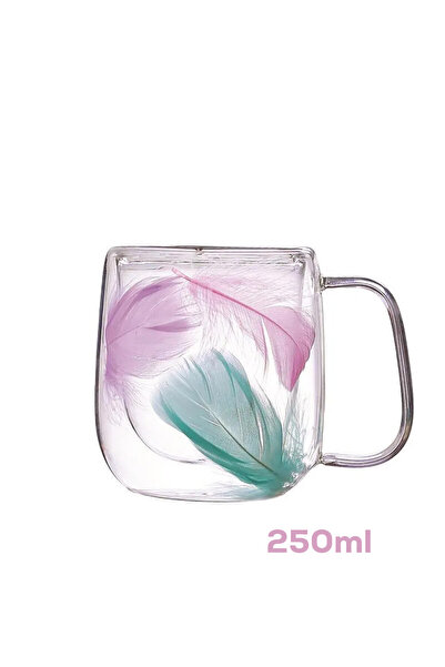 Perotti 16791 Double Feather Double Wall Mug 2 Pieces 250 ml