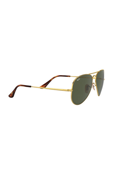 Ray-Ban Ray-Ban RB3689 914731 – Unisex Sunglasses, Arista Gold / G-15 Green, 58mm